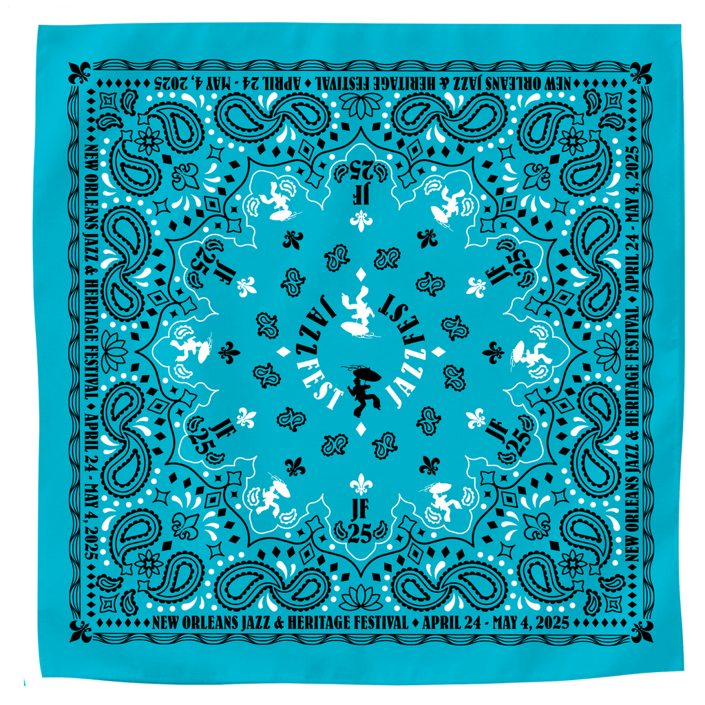 One Size Turquoise JazzFest FB8 